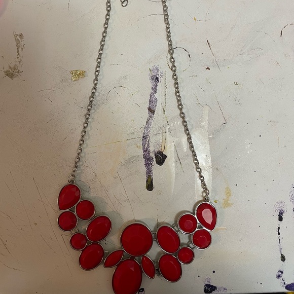 Red paparazzi necklace